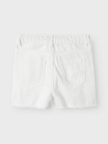 NAME IT Loosefit Jeans 'NKFROSE' i vit