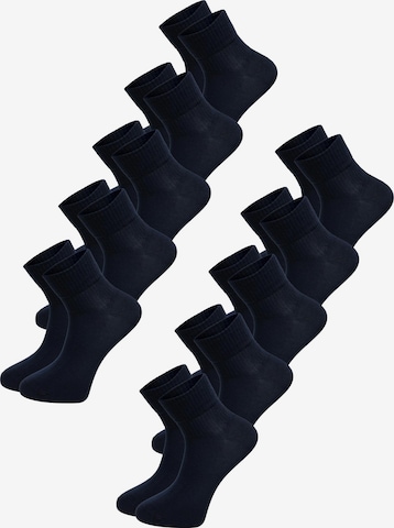 Calzino 'A907' di Tazzio in blu: frontale