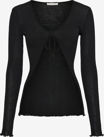 Seamless Basic Cardigan i sort: forside