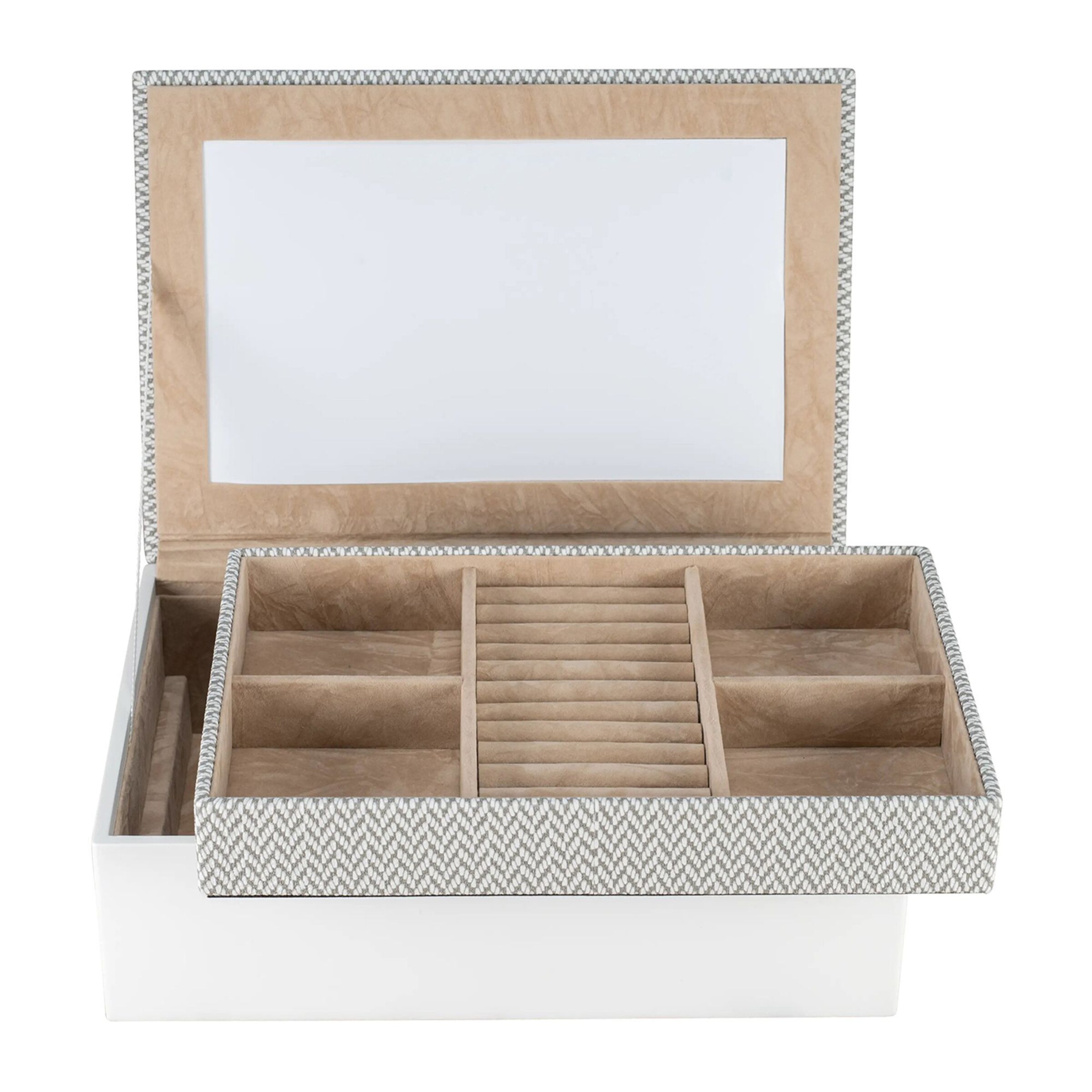 WINDROSE Schmuckkasten 'Calma' in Weiß