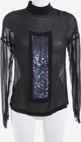 Kinga Mathe Transparenz-Bluse in S in Black: front