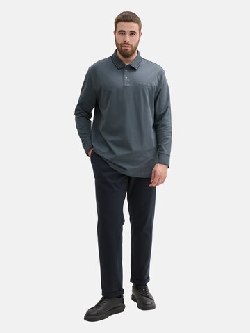 TOM TAILOR Men + Shirt in Blauw