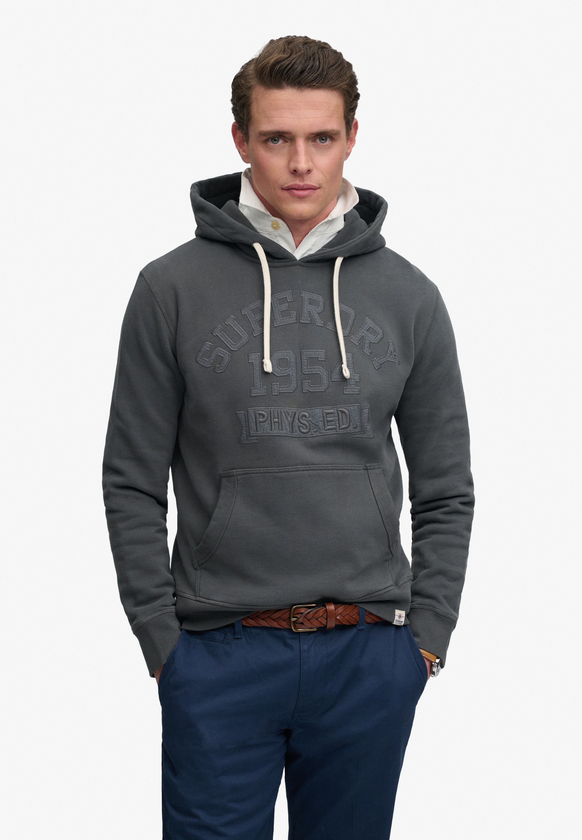Sweat-shirt Superdry & Co en noir : devant
