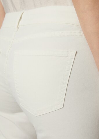 Slimfit Pantaloni 'Alby' di Marc O'Polo in bianco