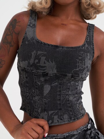 Haut Ed Hardy en bleu
