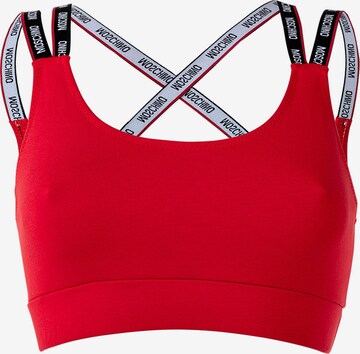 Bustier Soutien-gorge Moschino Underwear en rouge : devant