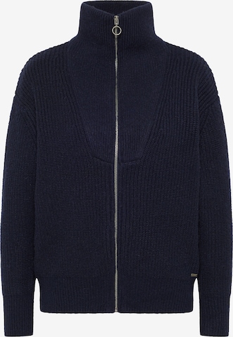 DreiMaster Vintage Knit cardigan in Blue: front