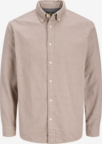 Camicia 'JPRBLUSTANLEY' di JACK & JONES in grigio: frontale