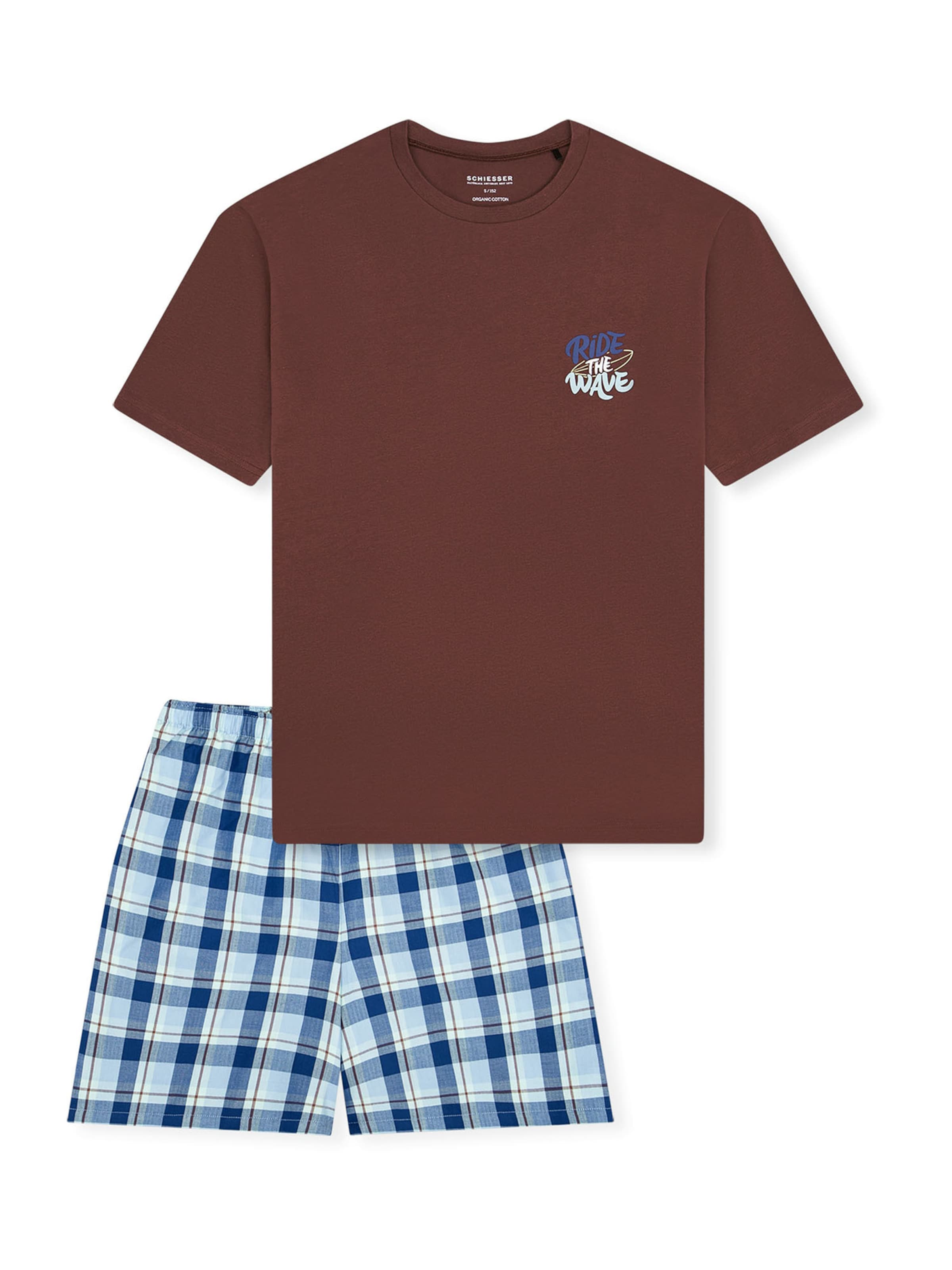 Pyjama ' Teens Nightwear ' SCHIESSER en bleu : devant