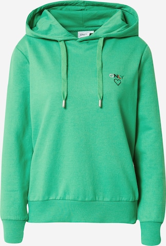 ONLY Sweatshirt 'NOOMI' in Green: front