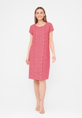 TOOche Zomerjurk 'Bahamas' in Roze: voorkant