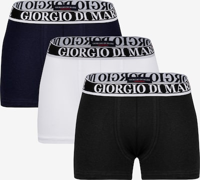 Giorgio di Mare Boxershorts in de kleur Zwart / Wit, Productweergave