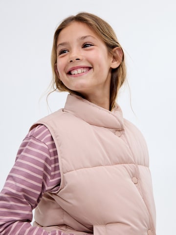 MANGO KIDS Väst i rosa