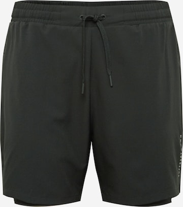 SuperdrySportske hlače - crna boja: prednji dio