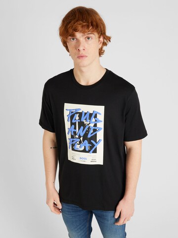 T-Shirt 'Pantera' BOSS en noir : devant