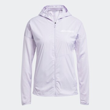ADIDAS TERREX Outdoor Jacket in Purple: front
