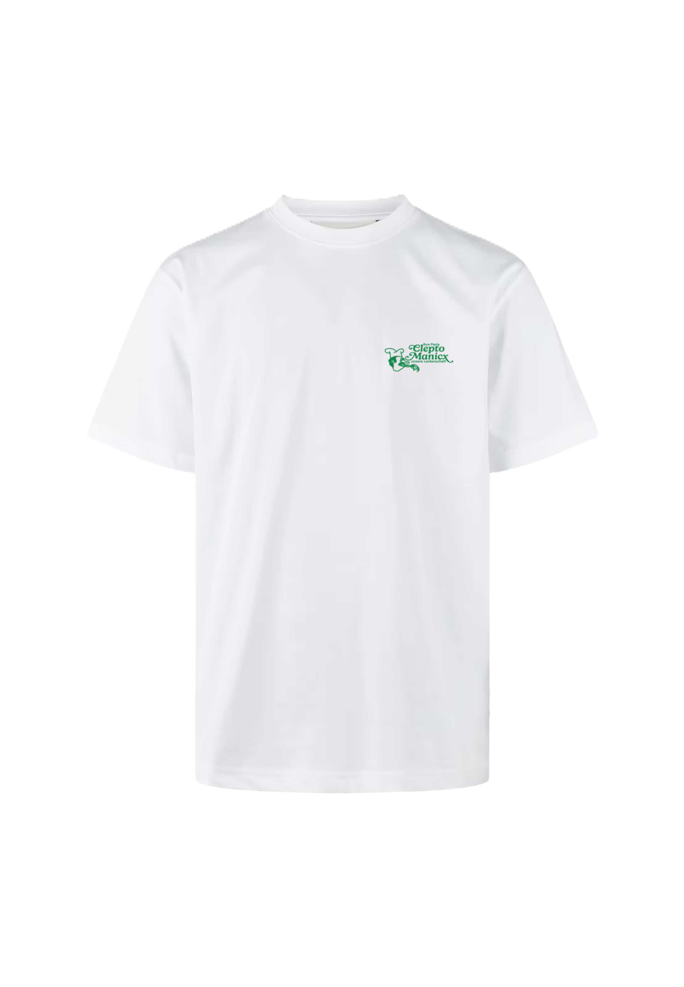 Cleptomanicx T-Shirt 'Partyservice' in M in weiß, Produktansicht