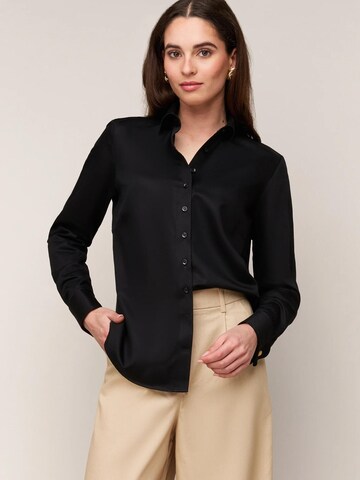 Vander Amsterdam Klederdracht blouse in Zwart: voorkant