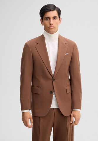 Coupe regular Veste de costume STRELLSON en marron : devant