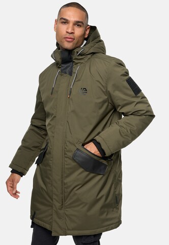 INDICODE JEANS Parka ' Anflame ' in Grün