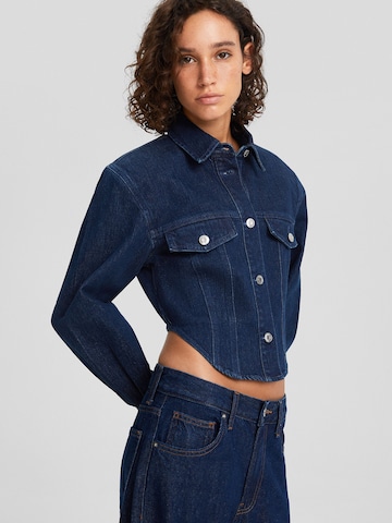 Veste mi-saison Bershka en bleu