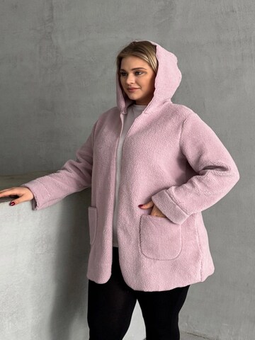 Stil Diva Fleece jacket in Pink