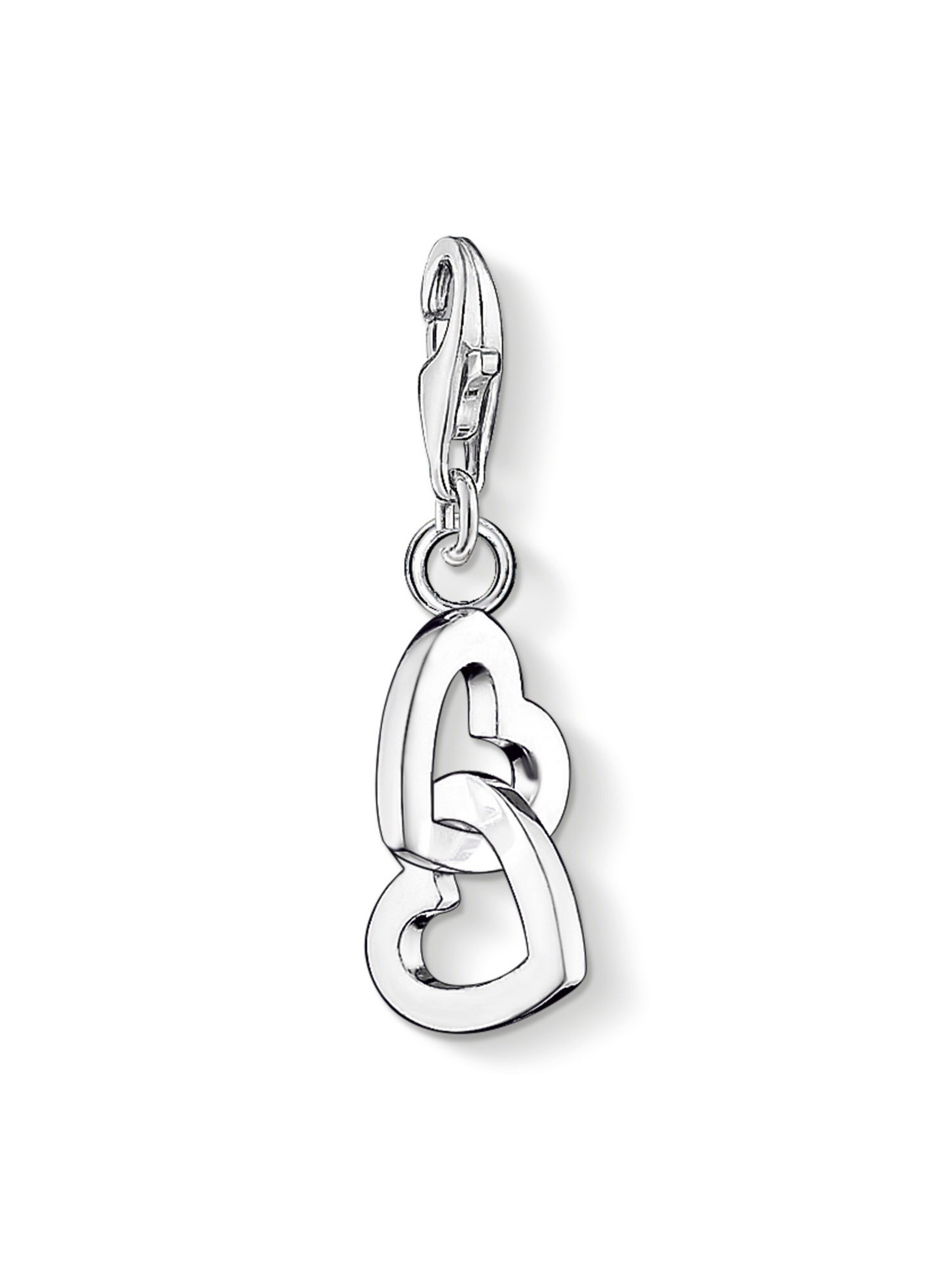 Thomas Sabo Charm-Anhänger 'Herz' in Silber: Vorderseite