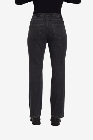 Ulla Popken Bootcut Jeans  (GOTS) in Grau