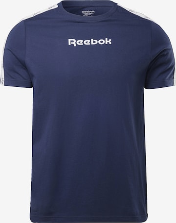 Reebok Koszulka funkcyjna w kolorze niebieski: przód