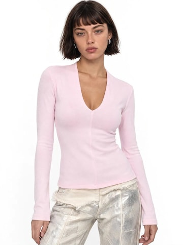 T-shirt 'Blusen' Busem en rose : devant