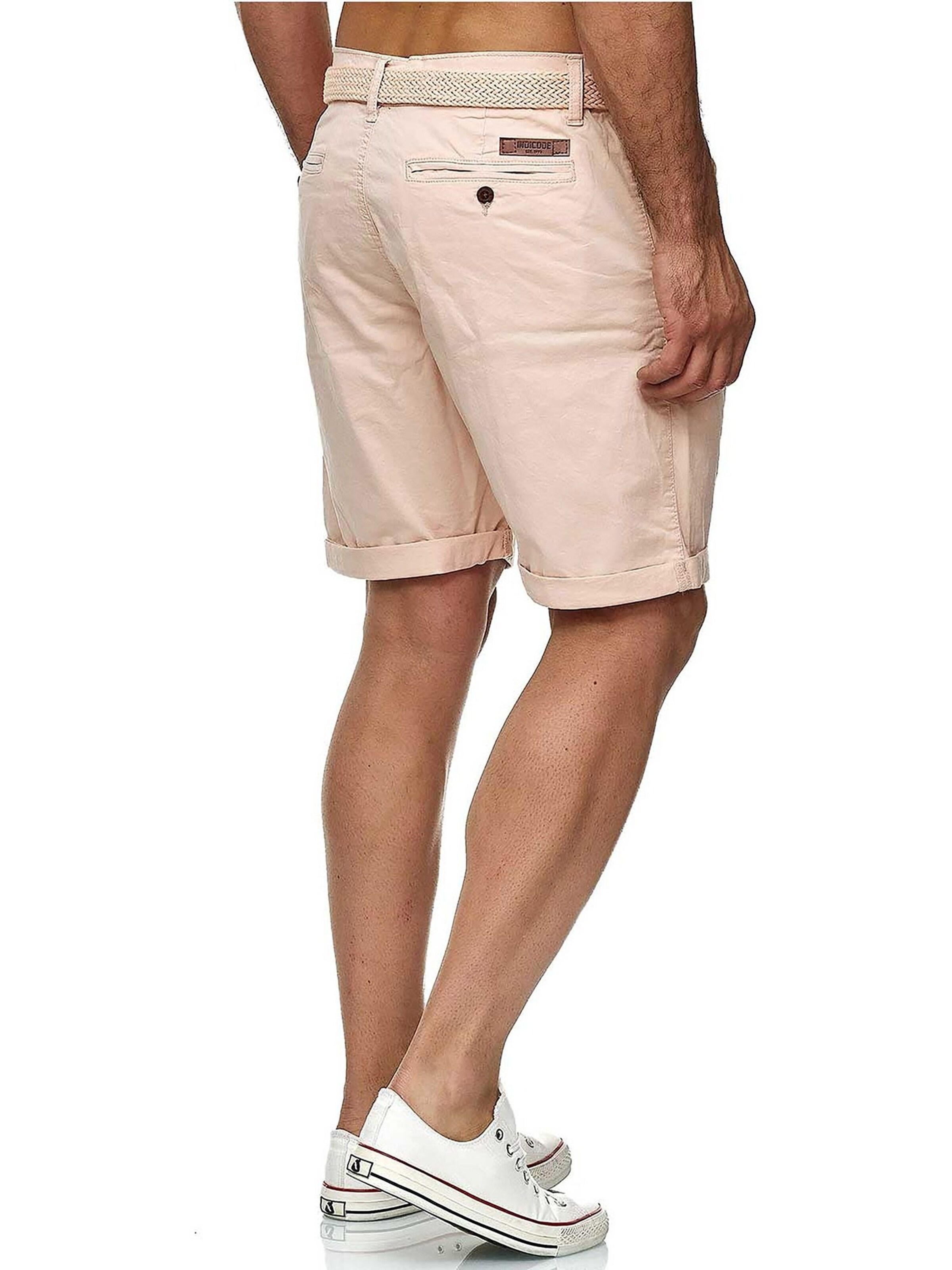 INDICODE Regular Pants 'Indicode Conor' in Pink