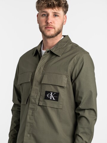 Calvin Klein Regular Fit Hemd in Grün