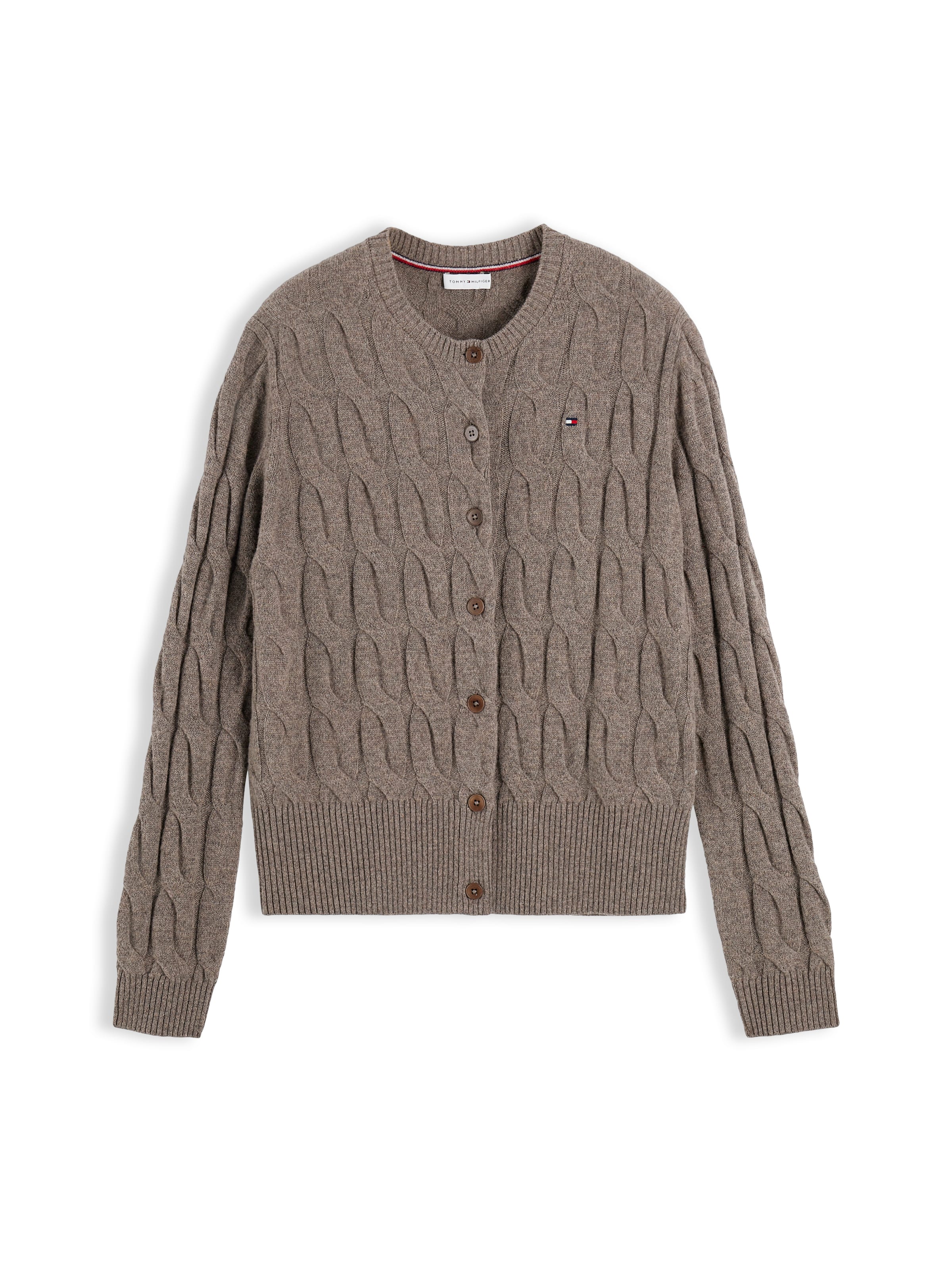 TOMMY HILFIGER - Cárdigan en marrón: frente