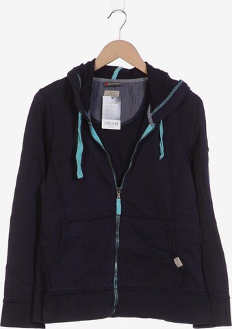 STREET ONE Sweatshirt & Zip-Up Hoodie in XL in Blue: front