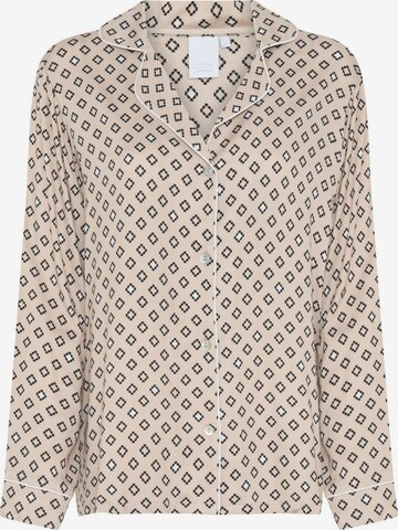 Camicia da notte 'Josephine' di CC DK in beige: frontale