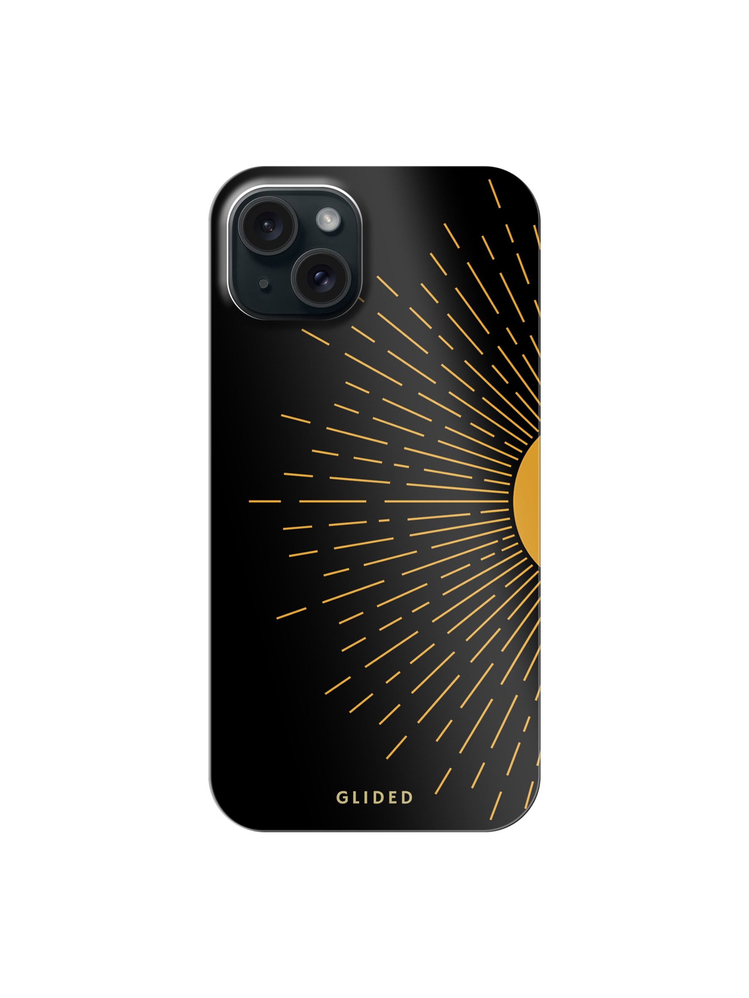 Glided Smartphonehülle 'Sunlit Glided Handyhülle' in Schwarz: Vorderseite