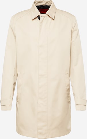 HUGO Between-Seasons Coat 'Marec' in Beige: front