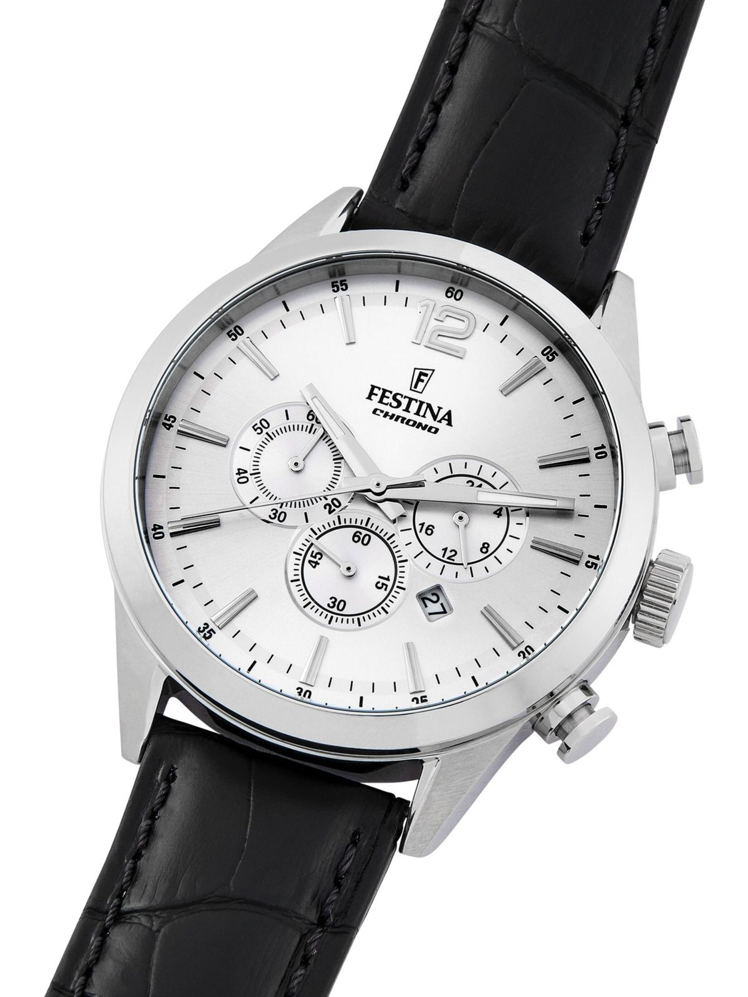 Montre à affichage analogique 'Chronograph TIMELESS CHRONOGRAPH' FESTINA en argent