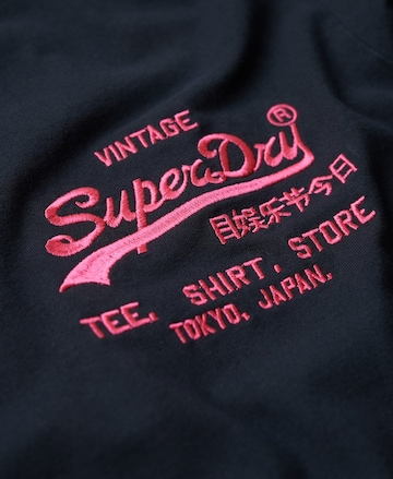 T-Shirt Superdry en bleu