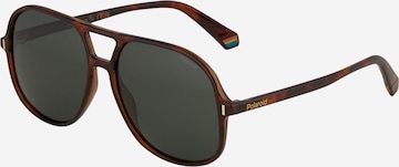 Polaroid Sonnenbrille in Braun: predná strana