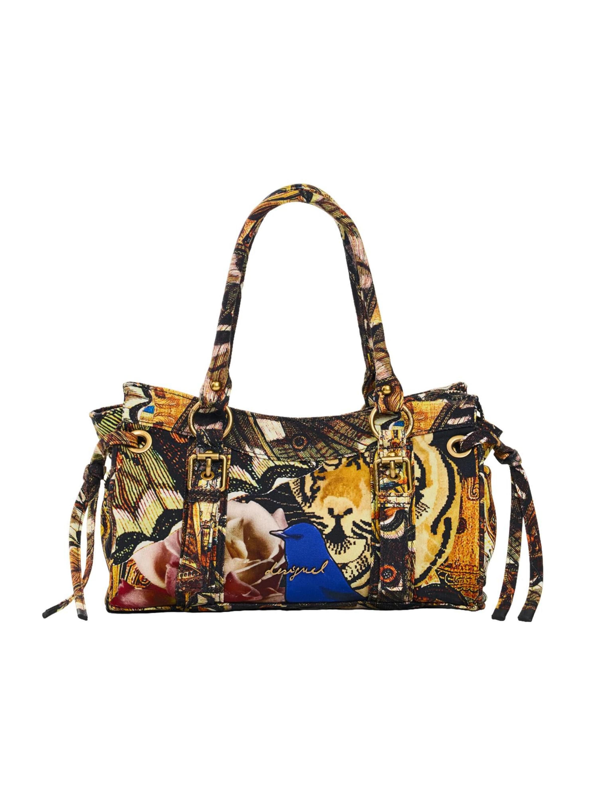Desigual - Mala de ombro em castanho: frente