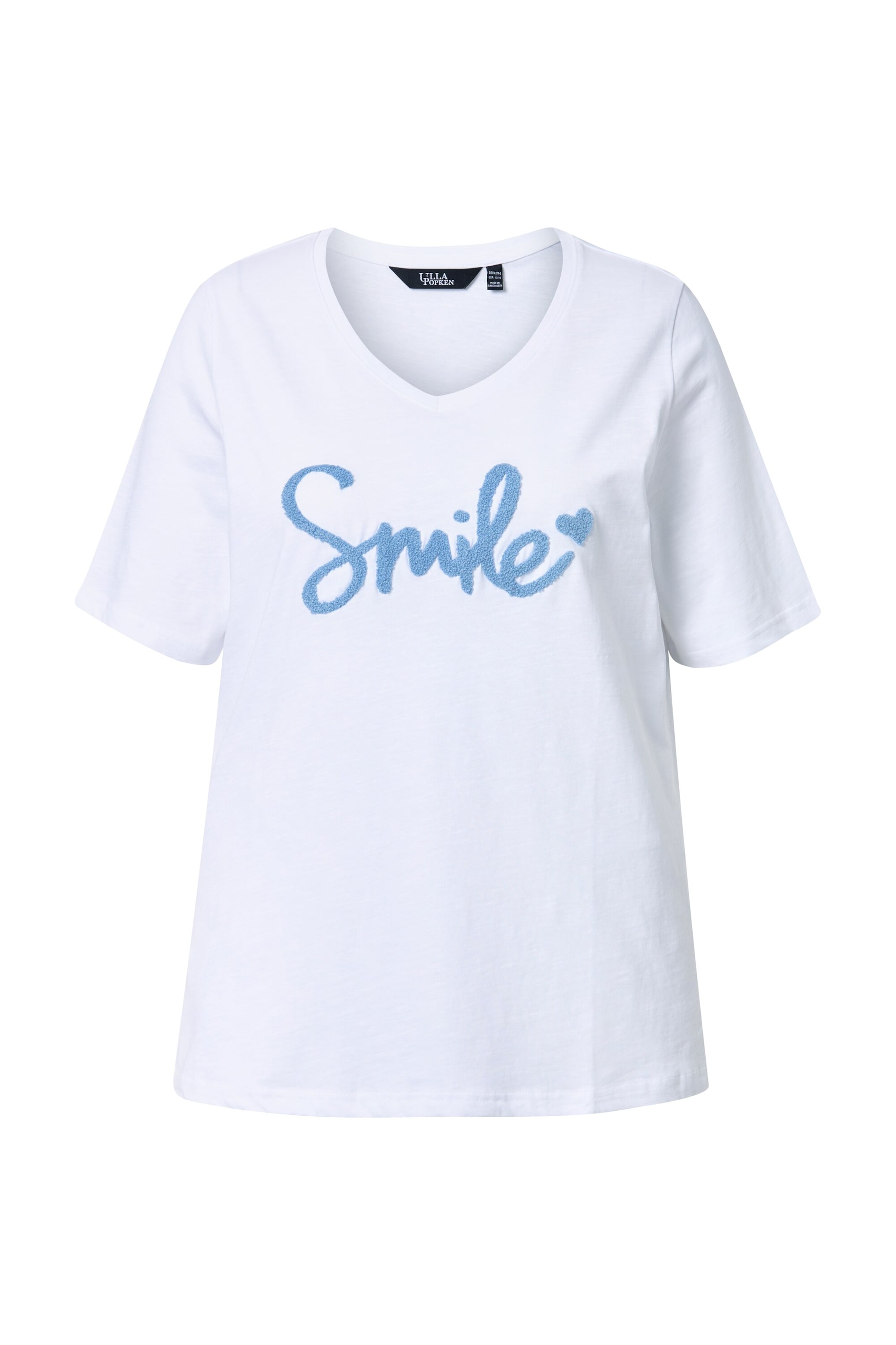 Ulla Popken Shirt in Wit: voorkant