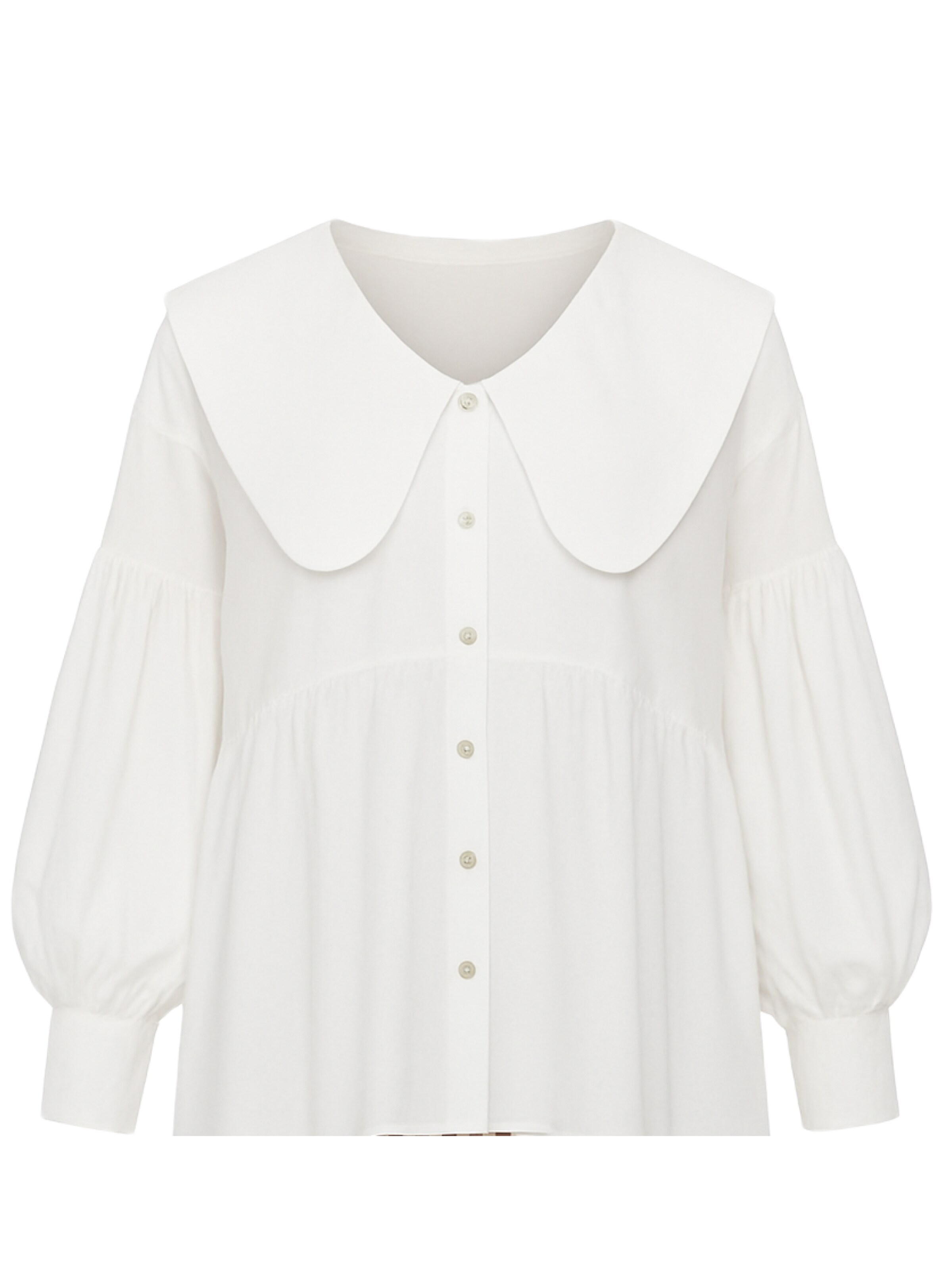 Touche Prive Blouse in Wit: voorkant