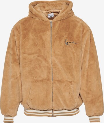 Karl Kani Between-season jacket in Beige: front