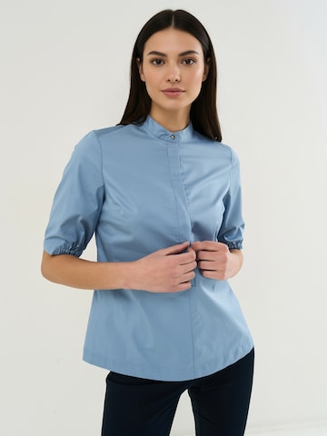 Camomilla Italia Blouse 'COEUR' in Blue: front