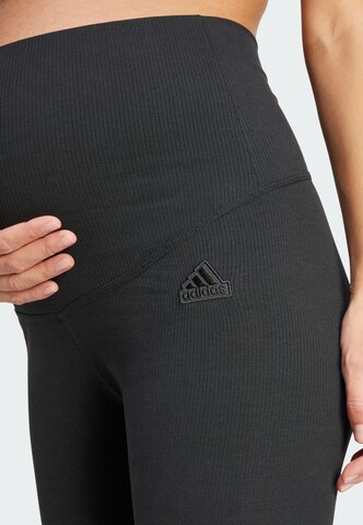ADIDAS SPORTSWEAR Skinny Παντελόνι φόρμας σε μαύρο
