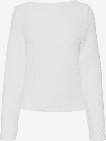 Pull-over 'ZELDA' VERO MODA en blanc : devant