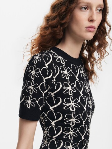 Desigual Strickkleid in Schwarz