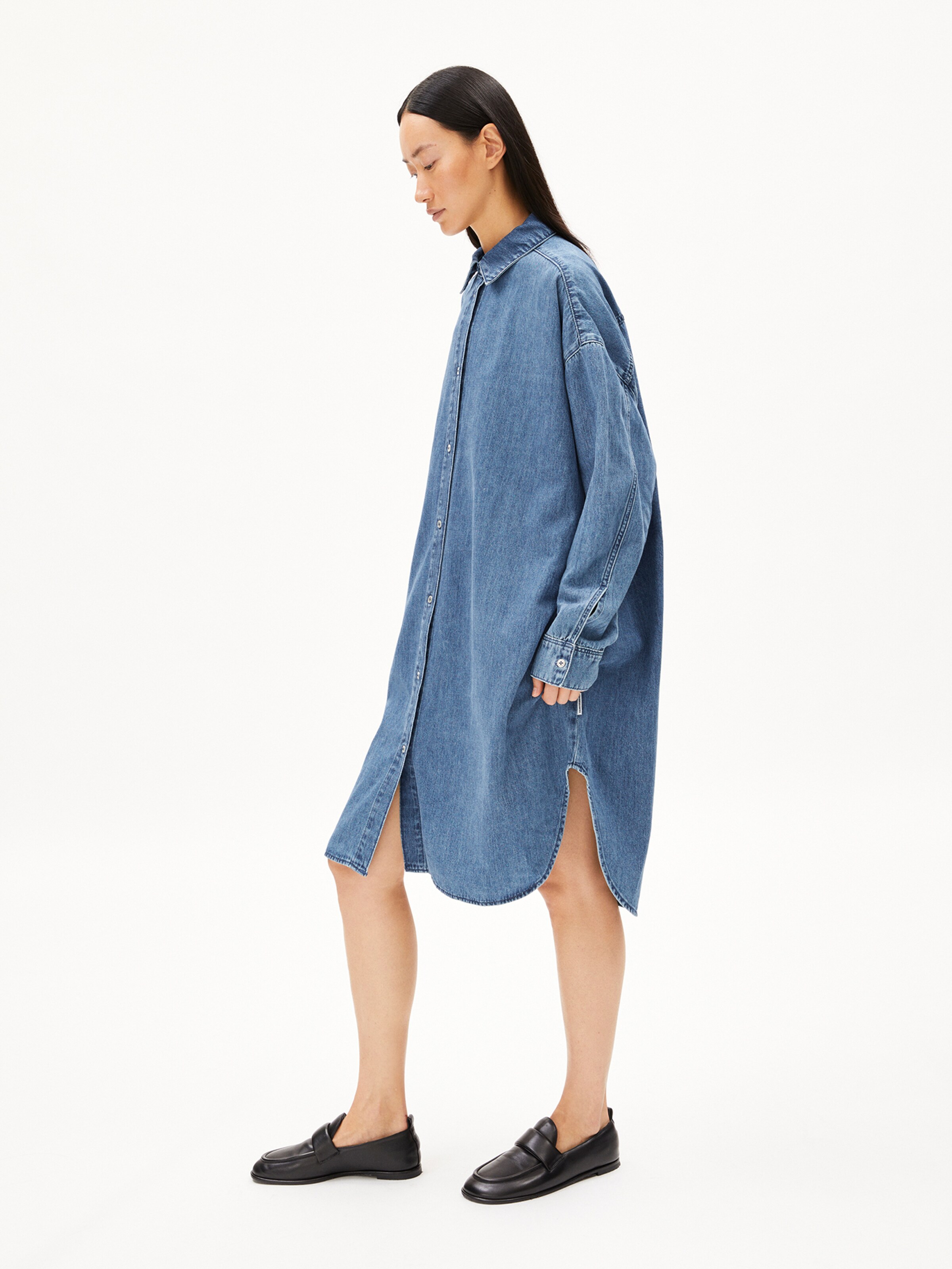 ARMEDANGELS Denimkleid 'SAALY' in Blau: Vorderseite
