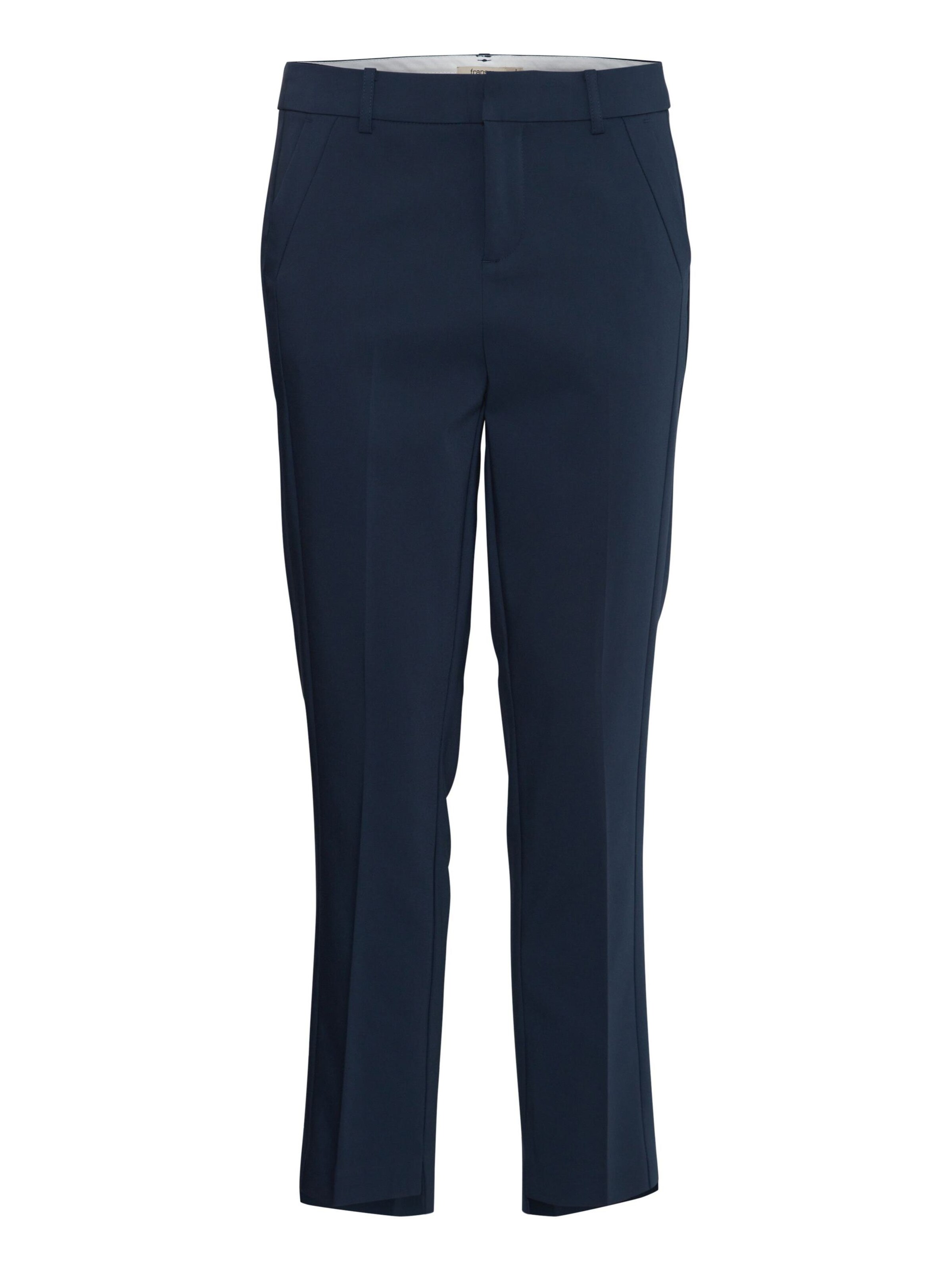 Fransa Slimfit Lærredsbukser 'FRVita' i blå: forside